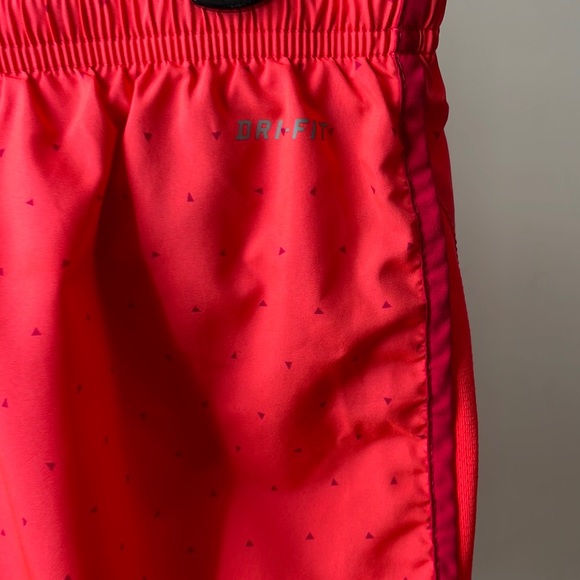 Nike Dry Fit Neon Orange & Pink Mesh Running Athletic Shorts- Medium - Picture 5 of 9